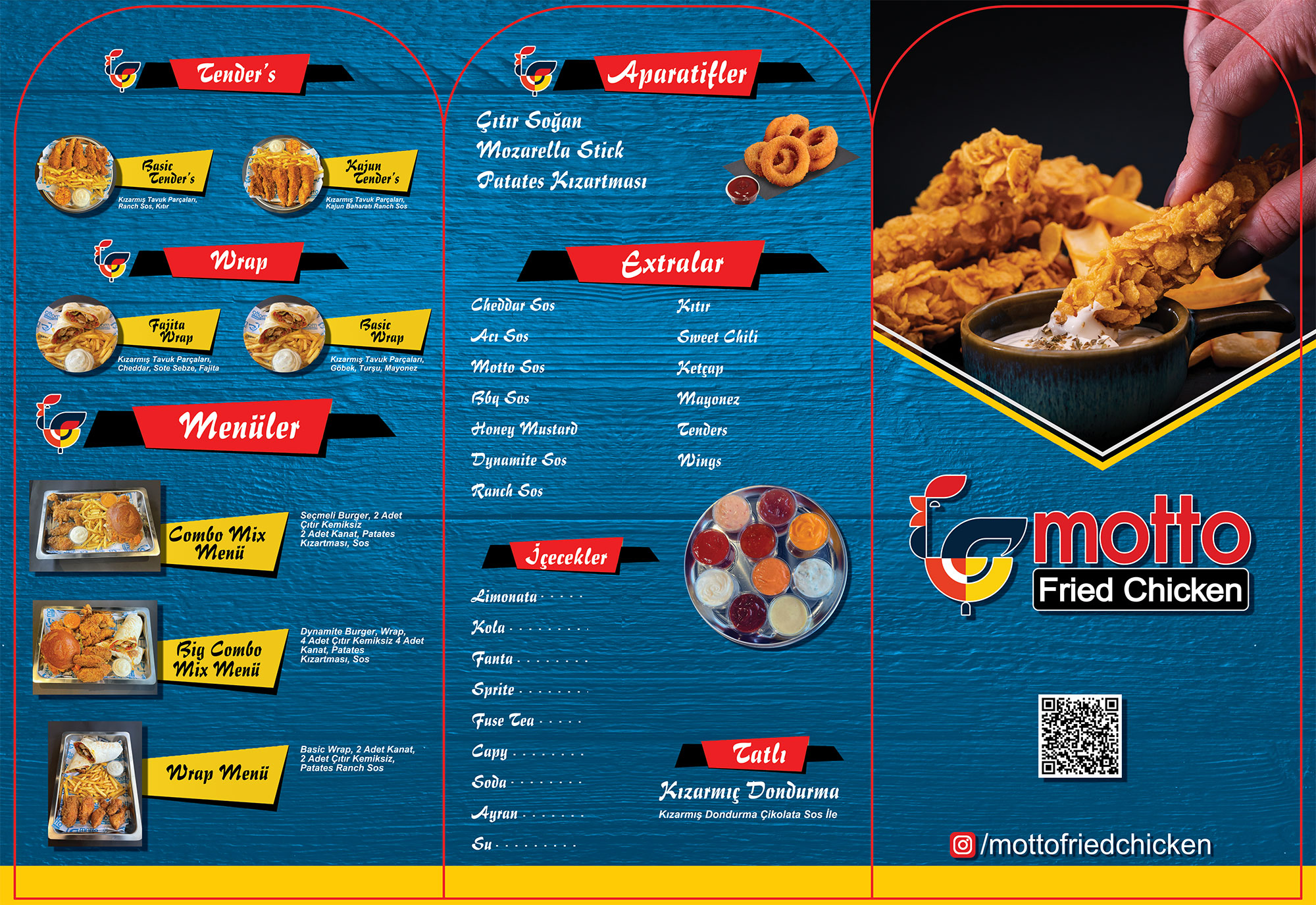 Motto Fried Chicken Menu 2023